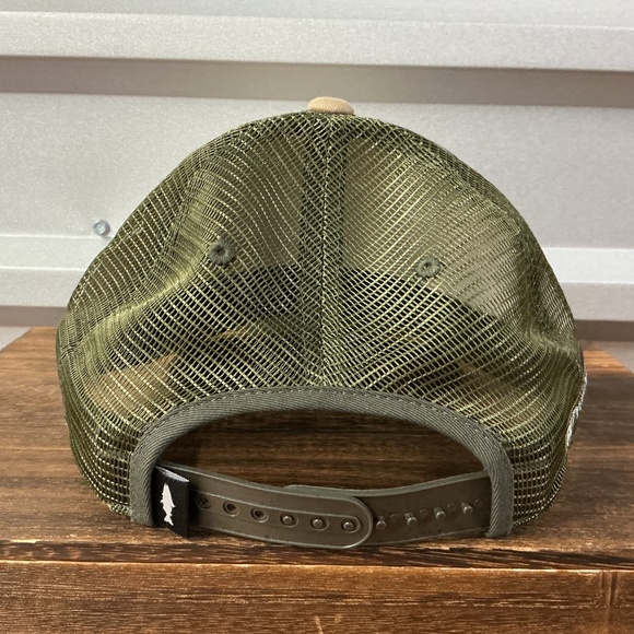 Trout Unlimited Green Mesh Trucker Snap Back Cap Rep Your Water One Size - Picture 4 of 6
